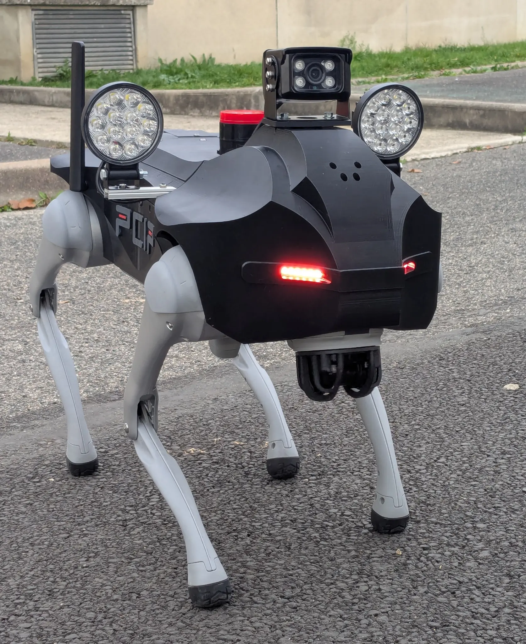 Robot EKTO-1 en test sur le terrain